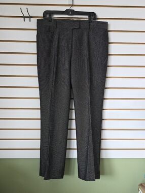 Classic Straight-Leg Dress Pants in Charcoal 14